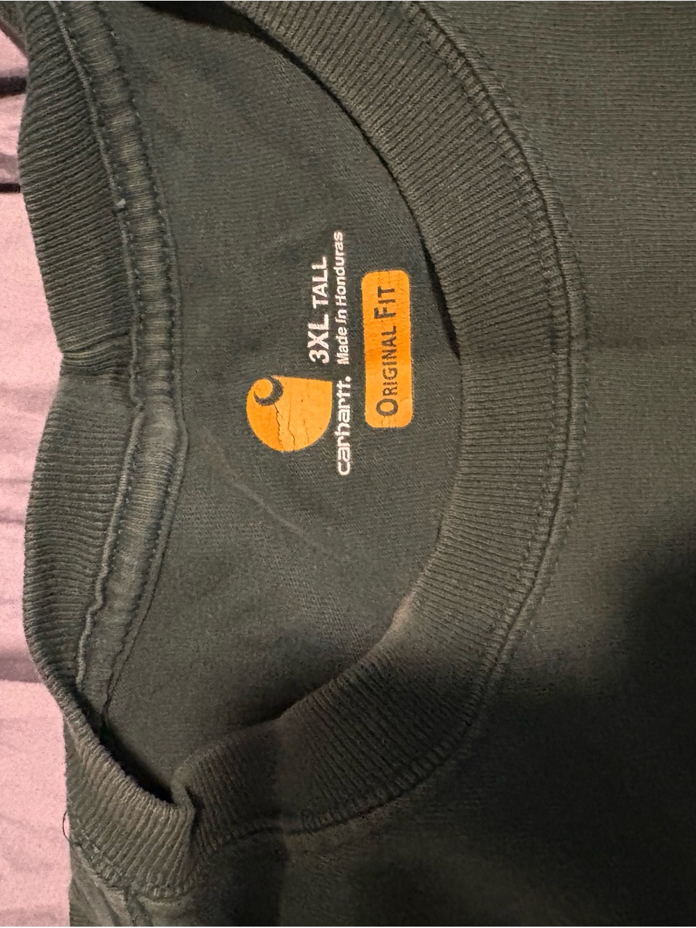 Carhartt Men's Dark Green Crewneck Sweater